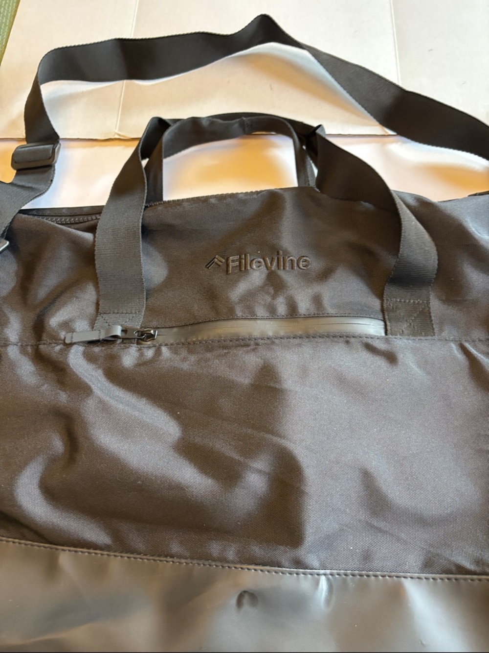 Mercer & Mettle Filevine Tote Bag with Shoulder Strap NWOT